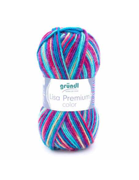 Pelote Lisa Premium Color 50g Pétrole-Menthe-Violet 18 – Tricot, crochet, créations DIY