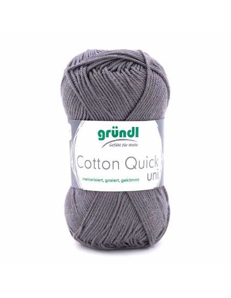 Pelote Cotton Quick Uni 50g gris foncé