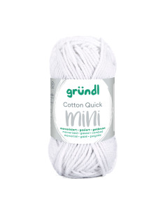 Pelote Cotton Quick Mini 15g blanc