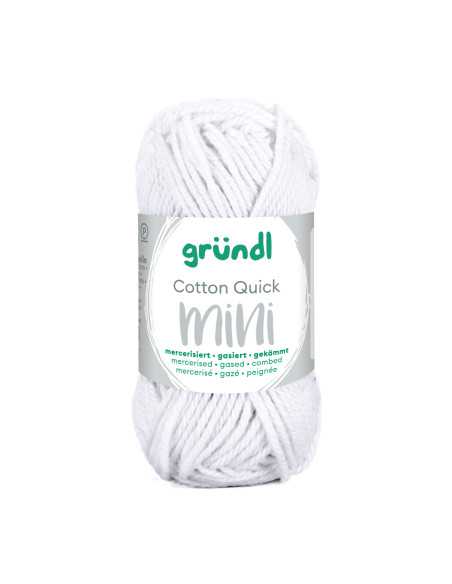 Pelote Cotton Quick Mini 15g blanc