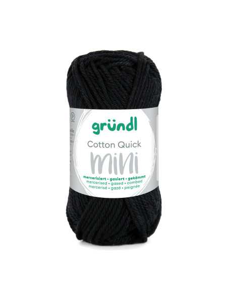 Pelote Cotton Quick Mini 15g noir