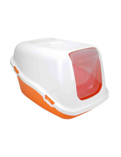 Maison litère avec filtre 57x39x41 cm orange bleu