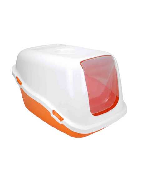 Maison litère avec filtre 57x39x41 cm orange bleu