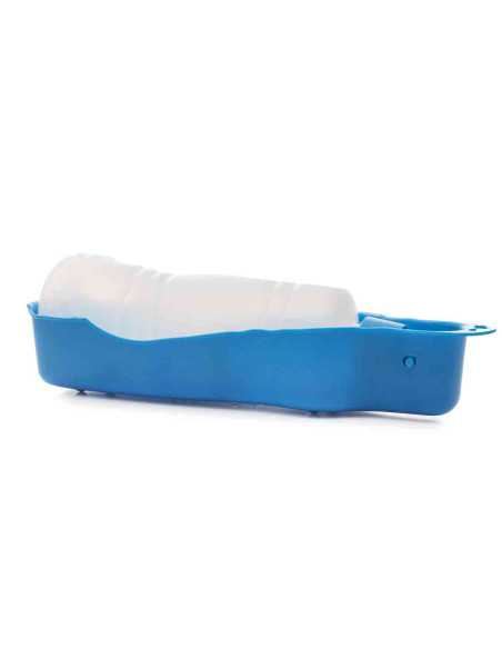 Gourde de voyage 500 ml, 31,2x7x6 cm, bleu