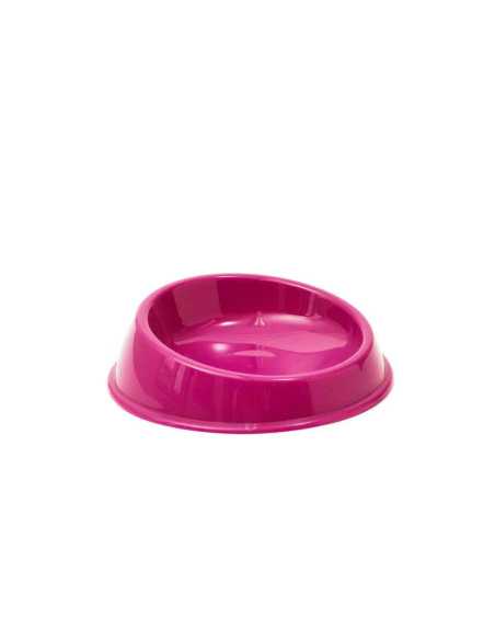 gamelle faible profondeur et bord incline, 14 cm, ROSE