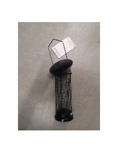 Mangeoire oiseaux pour graines, protection intempérie, 35x7 cm