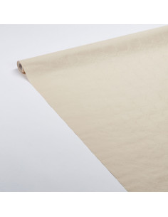 Nappe en papier damassé Beige