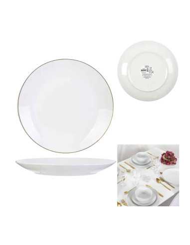 Assiette Lisere Dore 26Cm M12