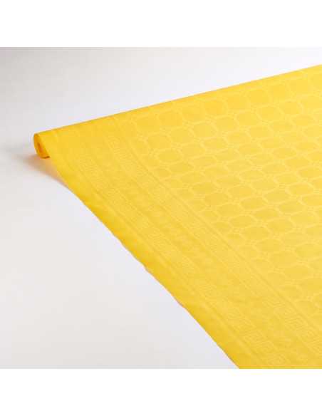 Nappe en papier damassé Canari