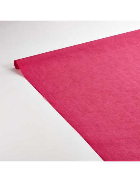 Nappe en papier damassé Fuchsia