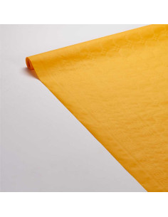 Nappe en papier damassé Mandarine