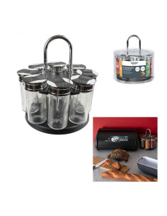 Carrousel Epices 8 Pots Couvercle Plastique M8