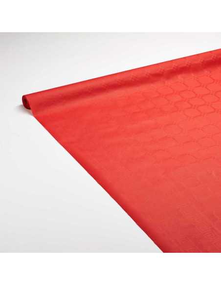 Nappe en papier damassé Rouge