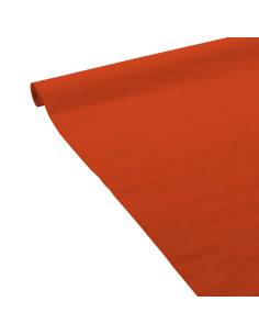 Nappe en papier damassé Terracotta
