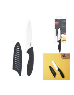 Couteau Ceramique 15Cm Manche Soft Avec Etui M18