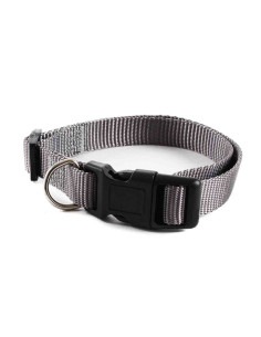 Collier réglable polyester, 2,5x45-70 cm, taupe