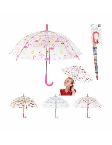 Parapluie Enfant Transparent Imprime M24