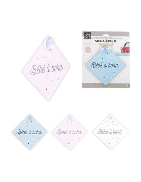 Signaletique Bebe A Bord Avec Ventouse M24