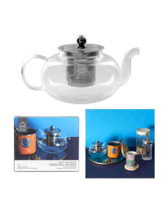 Theiere Verre Infuseur Inox 700Ml M8