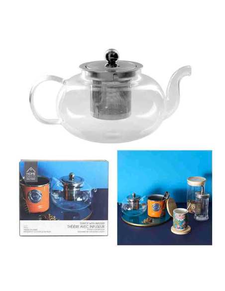 Theiere Verre Infuseur Inox 700Ml M8