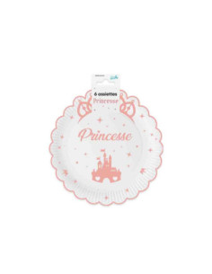 Assiettes 20Cm X6 Princesse