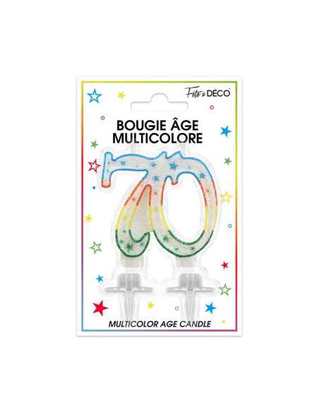 Bougie Blister 70 Ans