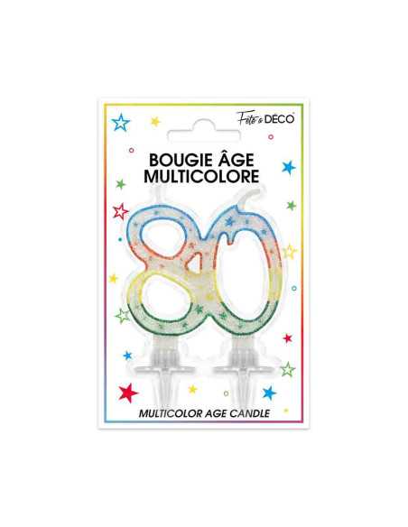 Bougie Blister 80 Ans