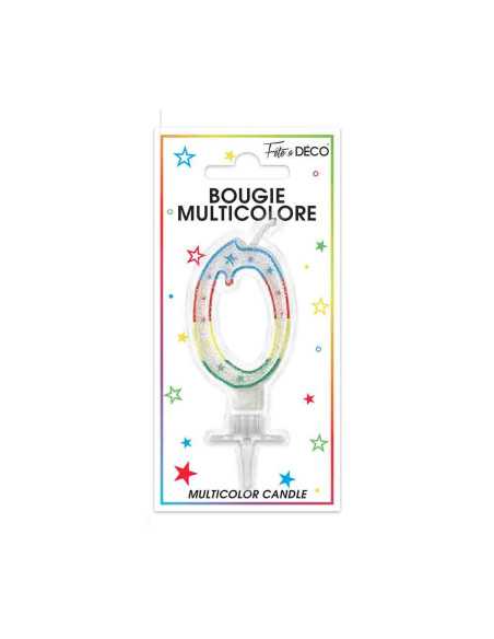 Bougie Blister Chiffre 0