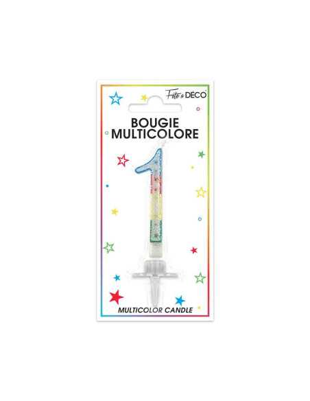 Bougie Blister Chiffre 1