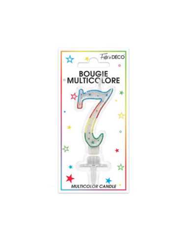 Bougie Blister Chiffre 7