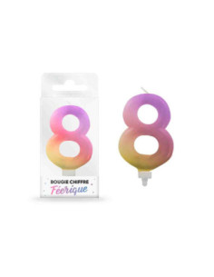 Bougie Feerique Chiffre 8