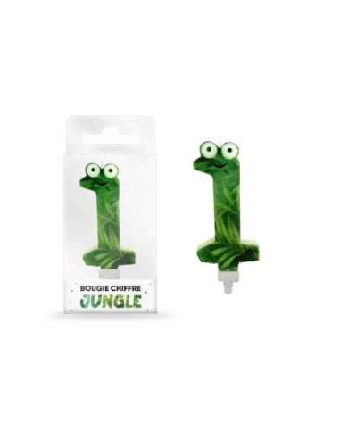 Bougie Jungle Chiffre 1