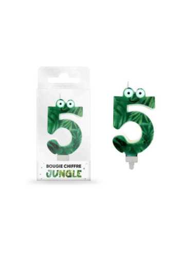 Bougie Jungle Chiffre 5