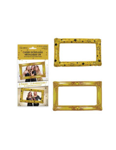 Cadre Gonflable Metallique Or