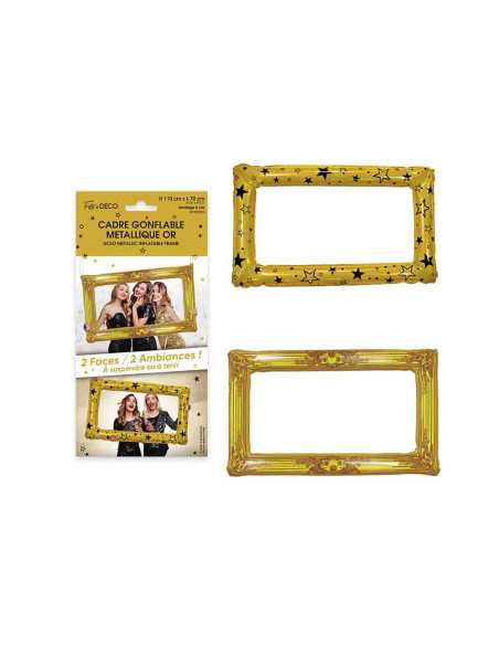 Cadre Gonflable Metallique Or