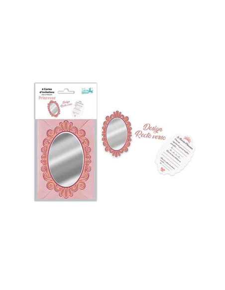 Cartes D'Invitation X6 Princesse