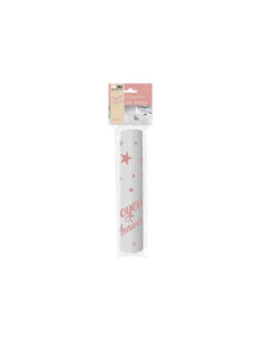 Chemin De Table Anniversaire 5M Metallise Rose Gold