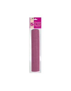 Chemin De Table Intisse 5M Uni Fuchsia