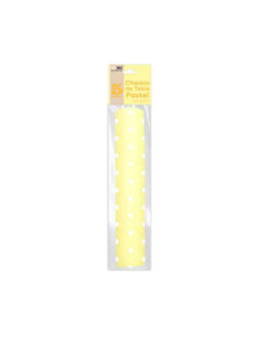Chemin De Table Intisse Petits Pois 5M Jaune