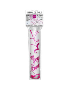 Chemin De Table Joyeux Anniversaire Fuchsia