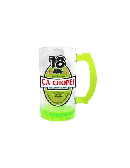 Chope A Biere 18 Ans Mixte Verte