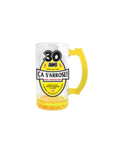 Chope A Biere 30 Ans Mixte Jaune