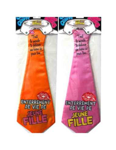 Cravate Enterrement De Vie De Jeune Fille