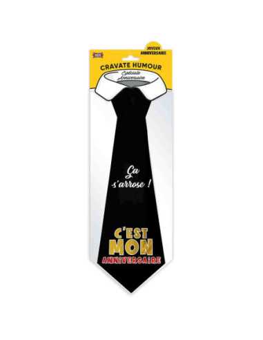 Cravate Joyeux Anniversaire
