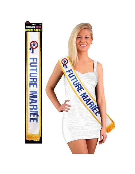 Echarpe Enterrement De Vie De Jeune Fille Bleue