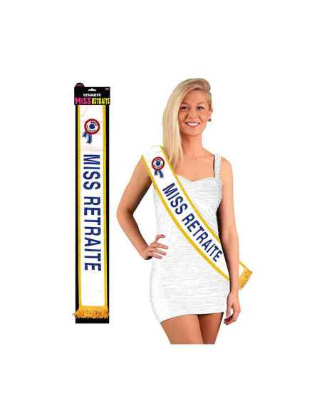 Echarpe Miss Retraite Bleue