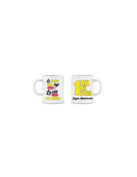 Mug Age Mixte 1 An De Plus