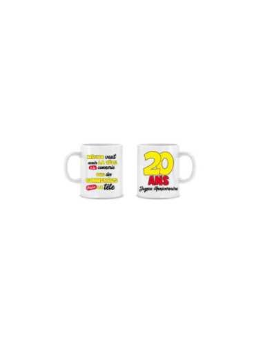 Mug Age Mixte 20 Ans