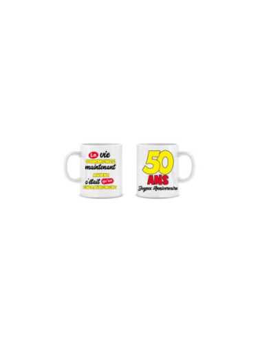 Mug Age Mixte 50 Ans