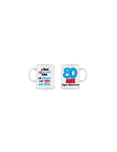 Mug Age Mixte 80 Ans